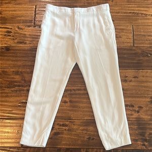 Chloe milk cropped pants EU size 42 Made in Italy